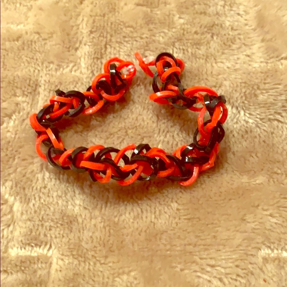 Rubber band bracelet.
